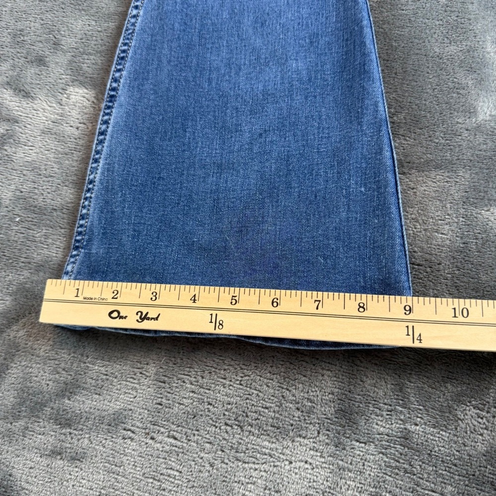Hollister Curvy High-Rise Flare Jeans Blue Classic Stretch 000S W23S‎ - Picture 10 of 11